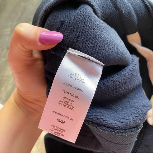 Navy Blue Champion Sweatpants - Picture 2 of 6